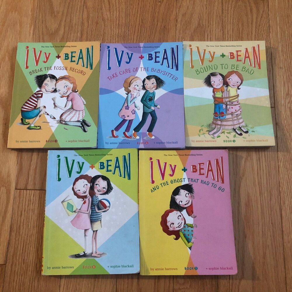 Ivy + Bean Book Lot of 5 paperbacks Books 1-5